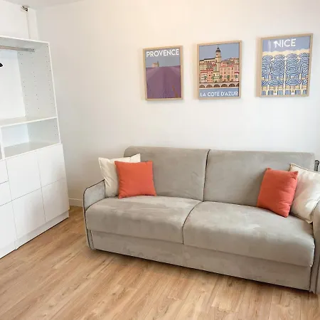 Studio Neuf - 2 Couchages - Hypercentre Menton - Plage - Mer - French Riviera Мантон
