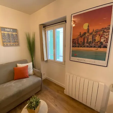 Studio Neuf - 2 Couchages - Hypercentre Menton - Plage - Mer - French Riviera *
